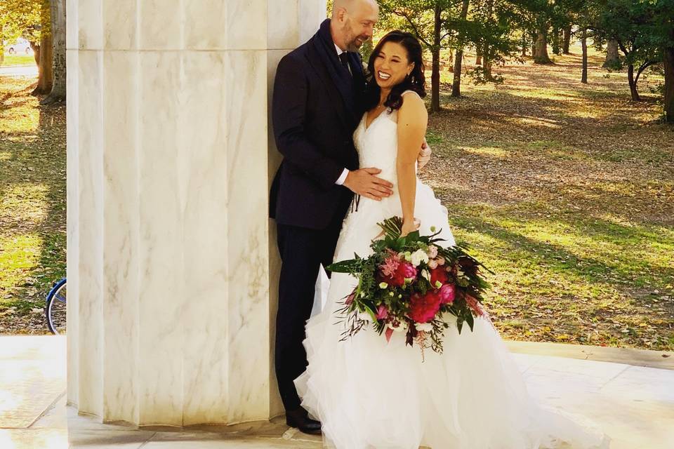 D.C. War Memorial Wedding