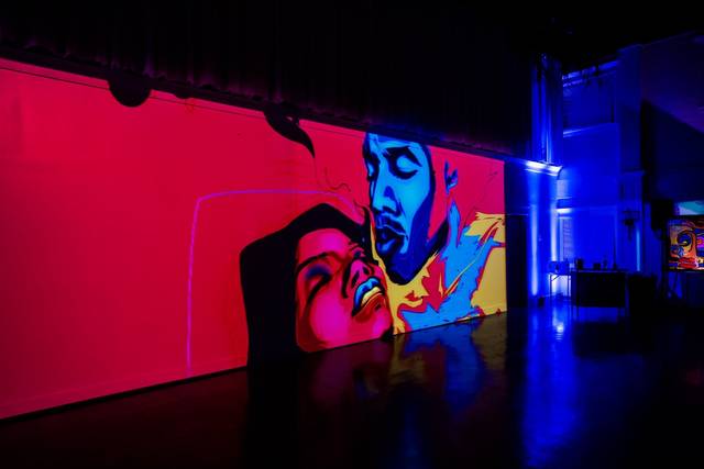 Projection back wall
