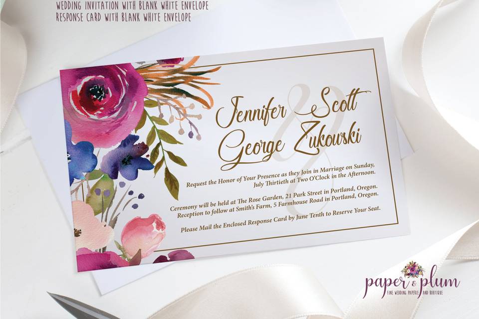 Garden party invitation