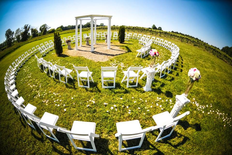 Ceremony set-up