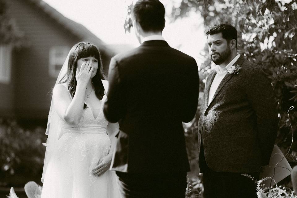 Backyard Wedding in Portland