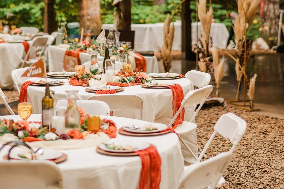 Adult Summer Camp Wedding