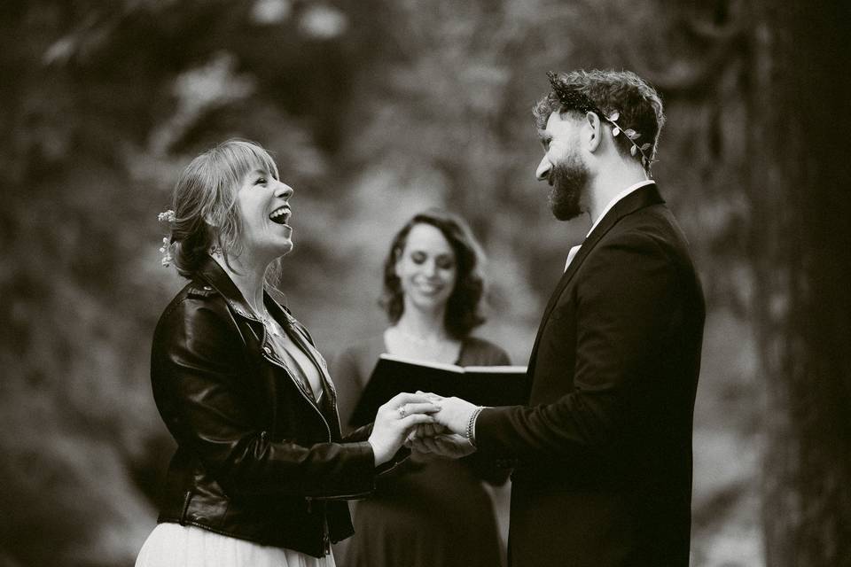Gov't Camp Intimate Wedding