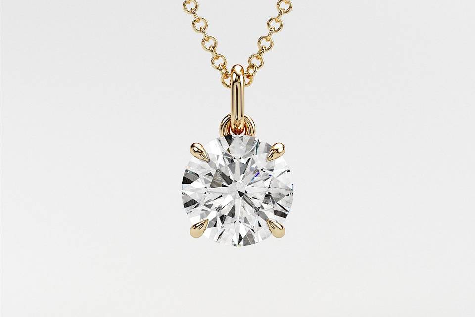 Diamond pendant/Necklace