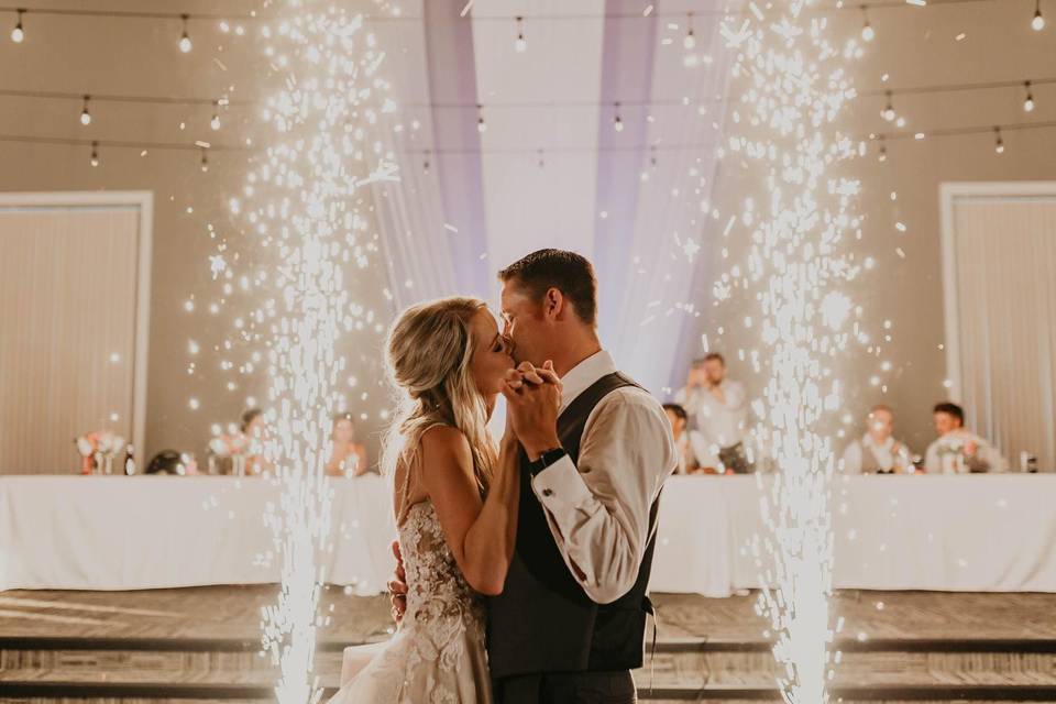 Cold spark first dance