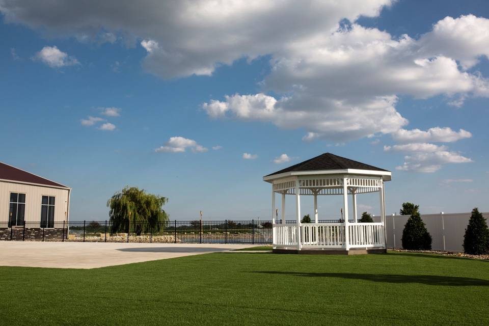 Gazebo and patio