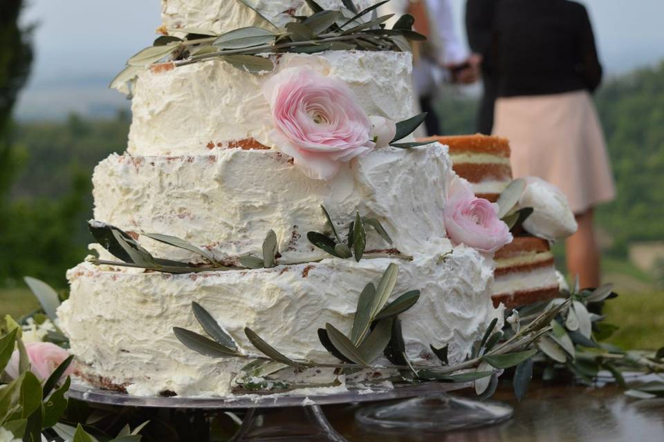 Four-tier cake