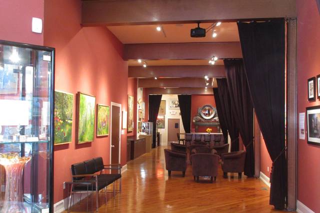 View toward the bar