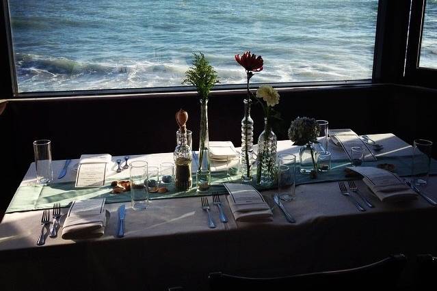 Beach Chic Reception Dinner - Sunset Room