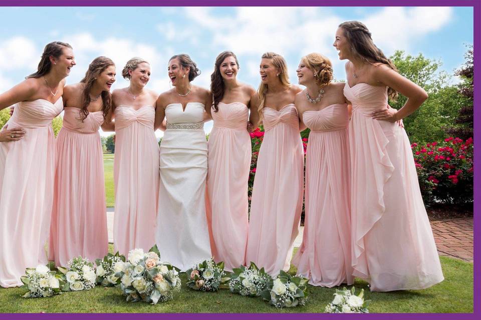 Bombshell Brides Bridal Party