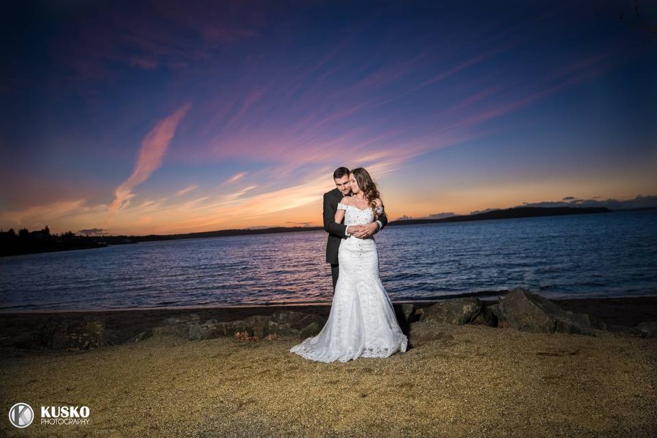 Tacoma Sunset Wedding