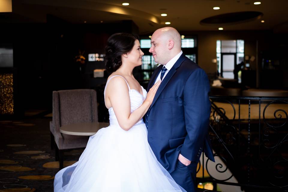 Bride & Groom Having A Moment