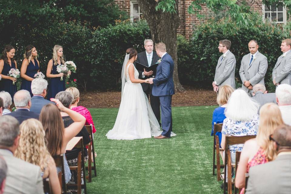 Outdoor wedding