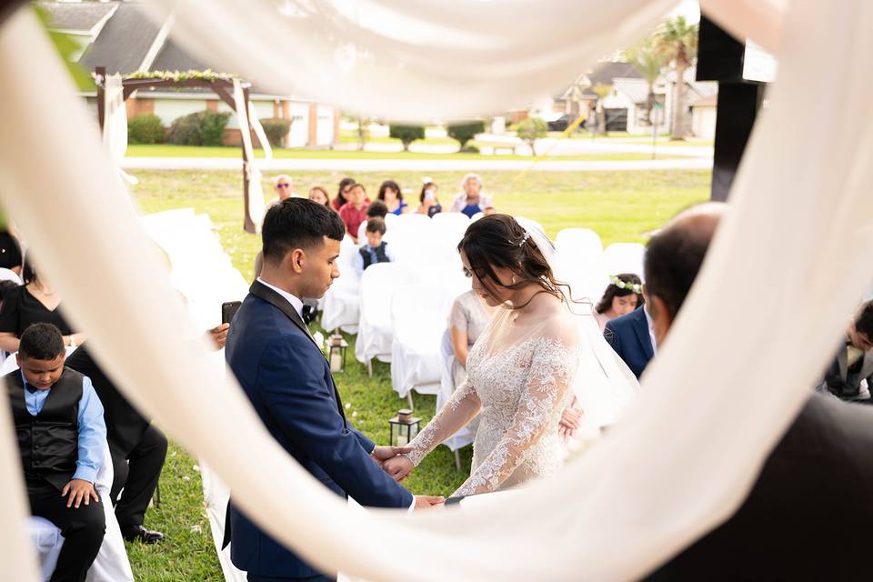 Prayer at the altar