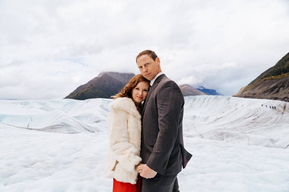 Alaska Wedding: Glacier Shoot