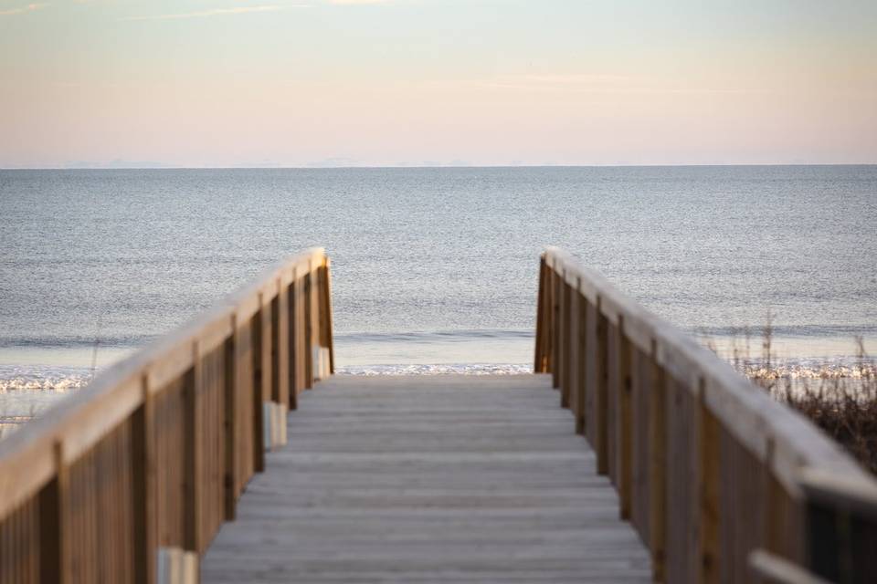 Walkway to the beach