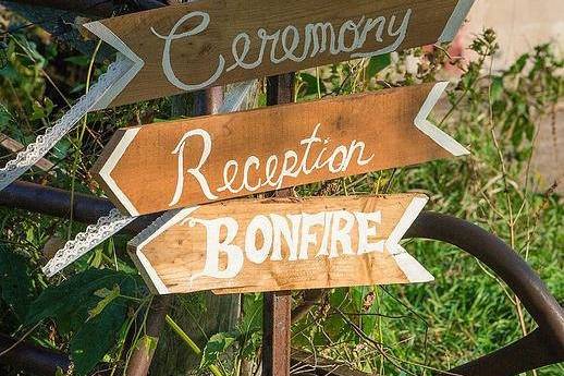 Wedding signs