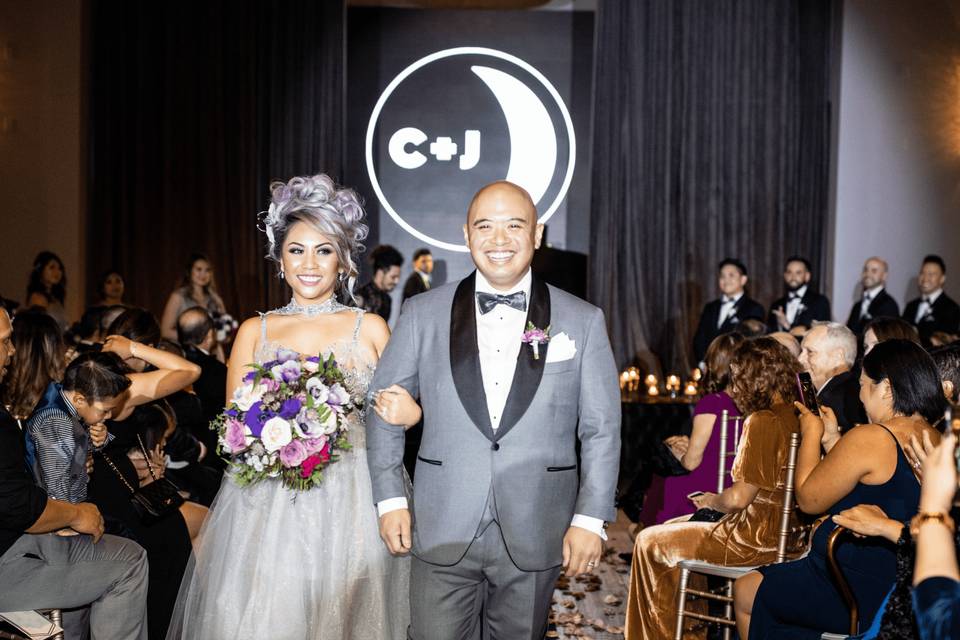 Bride and groom