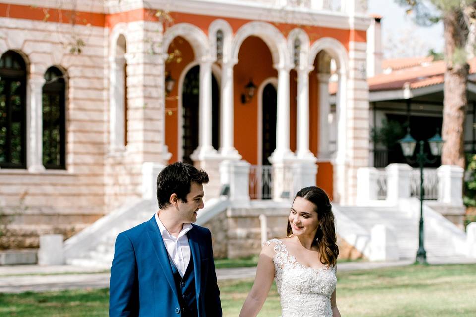 Bride and groom - Athens Greece