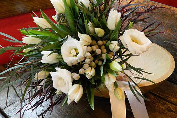 White flower arrangement