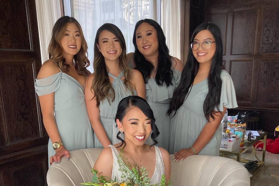 Bridal Party Glam
