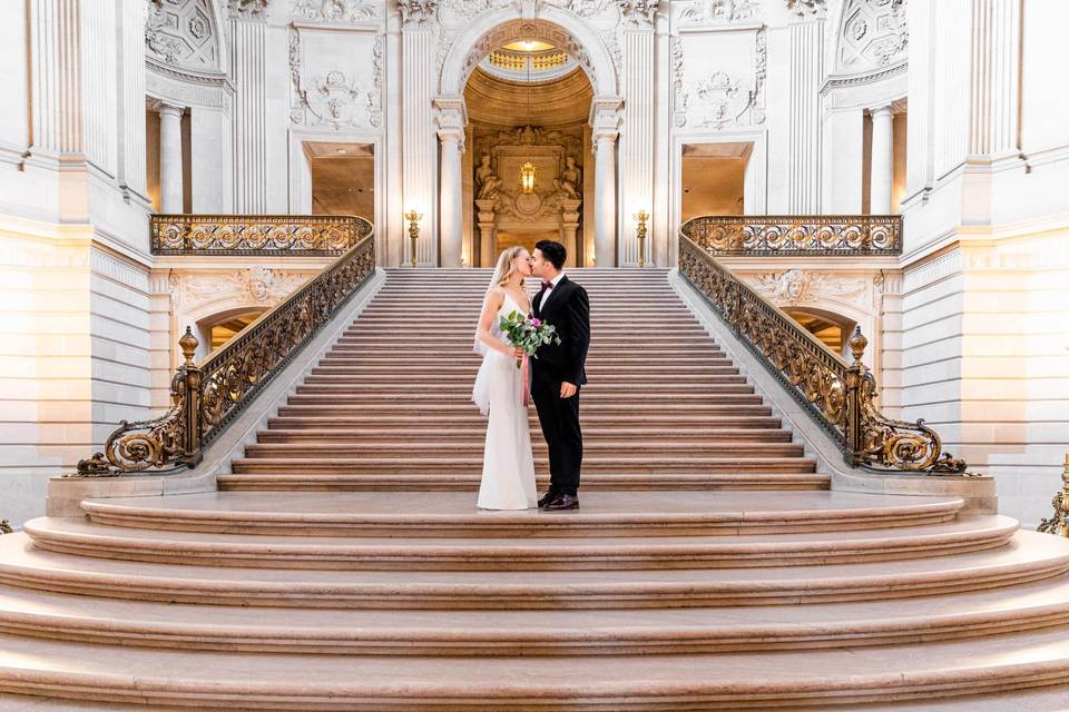 City Hall SF Wedding