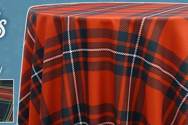 Plaid Tablecloths & Fabric