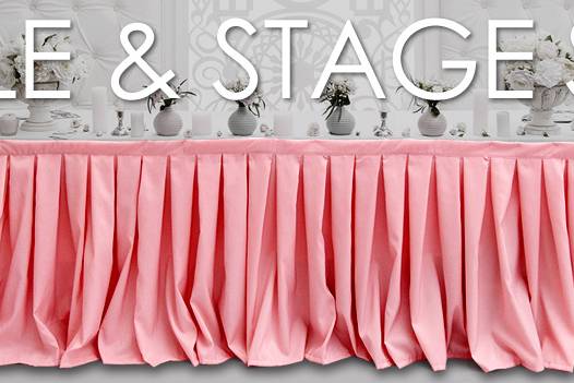 Stage Skirts and Table Linens