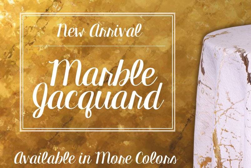 Marble Jacquard Tablecloths