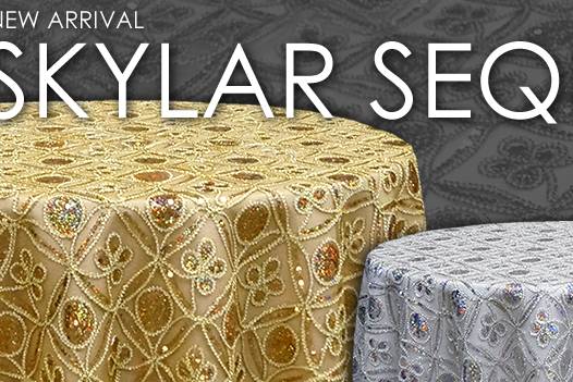Skylar Sequins Tablecloths
