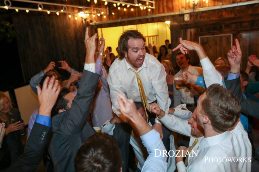 Groom and his groomsmen partying - Drozian Photoworks