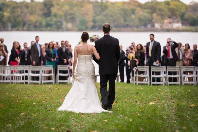 Bride and father ceremony