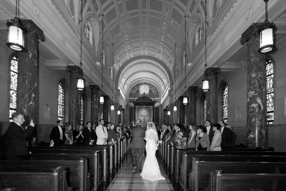 Bride at Ceremony