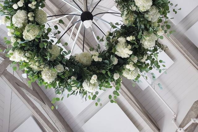 The chandelier