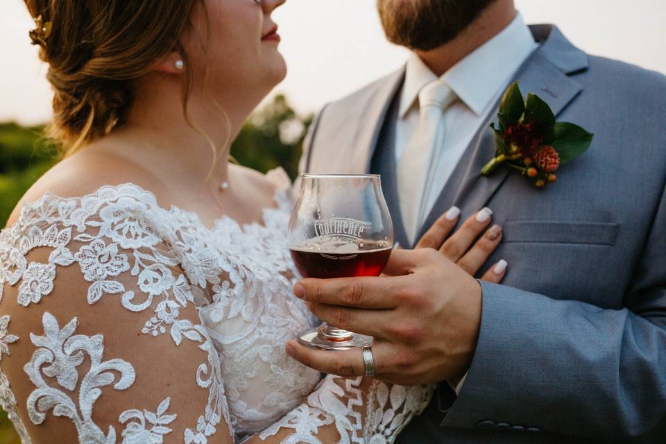 Wedding beer blending