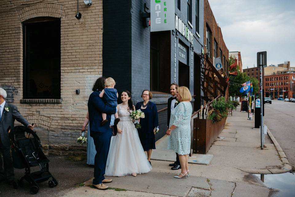 Urban Minneapolis wedding