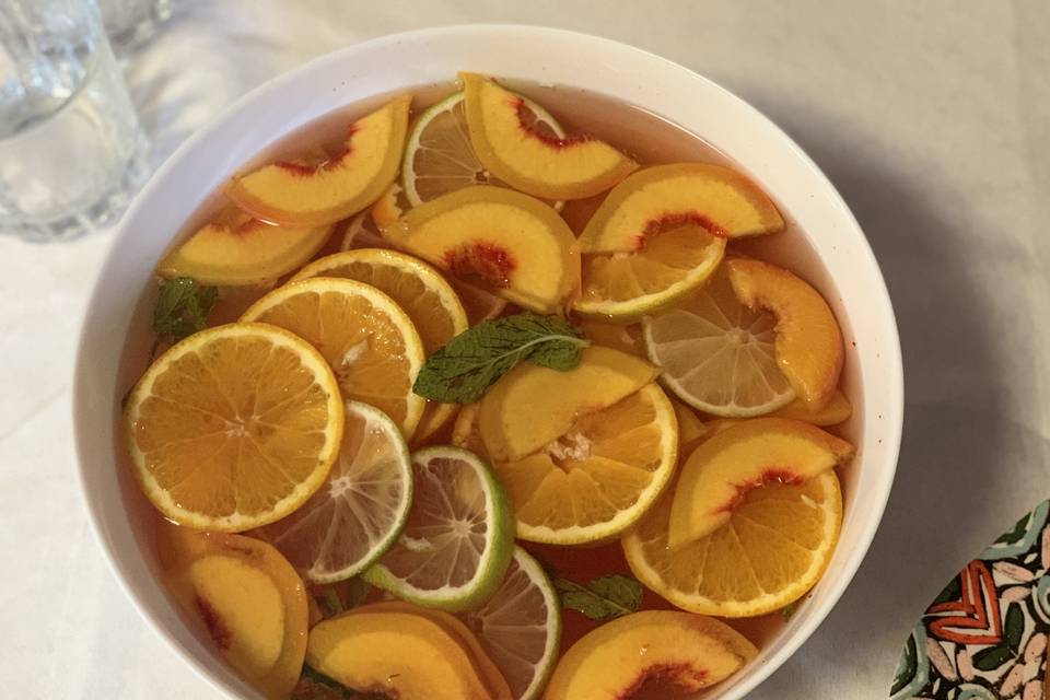 Peach and citrus punch