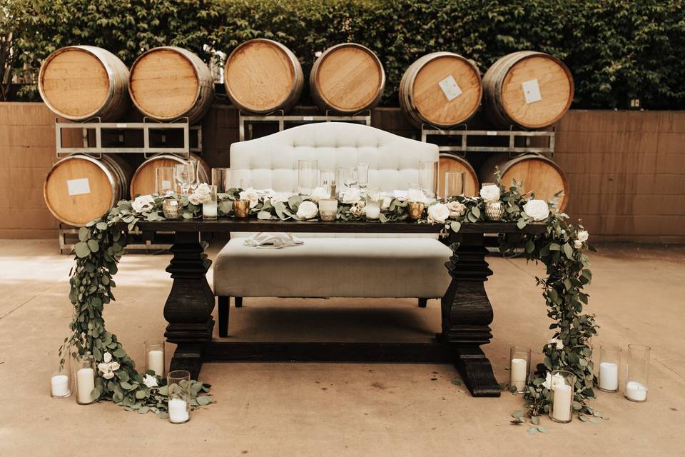 The South Coast Winery Wedding Venue