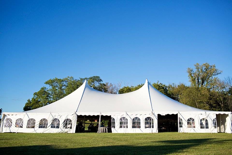 Tent wedding