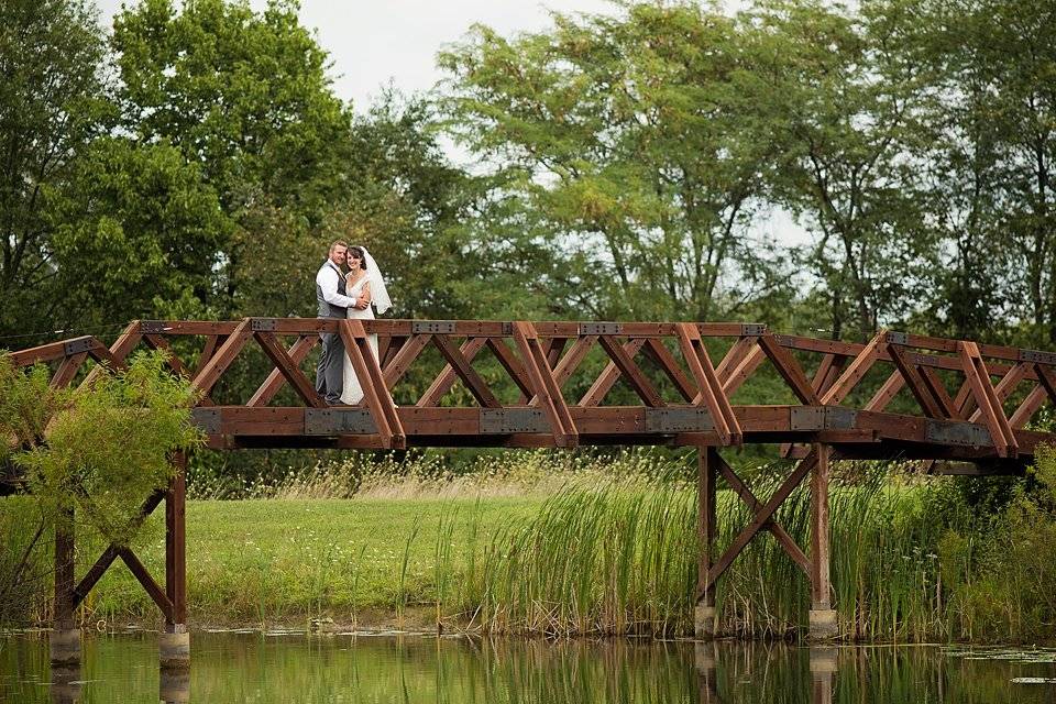 Bridge over water