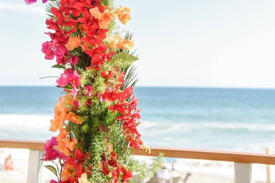 Tropical Flower Arch