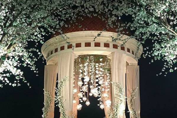 Rotunda Gleaming with Lights