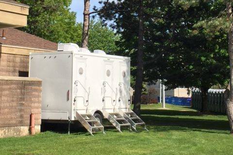 Luxury portable restroom