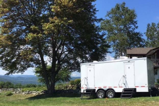 Luxury portable restroom