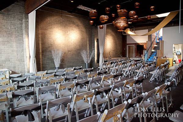 Indoor wedding setup