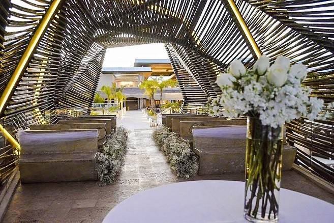Royalton Riviera Cancun Wedding set up