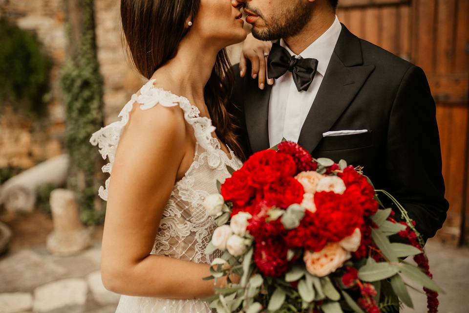 Wedding in a museum