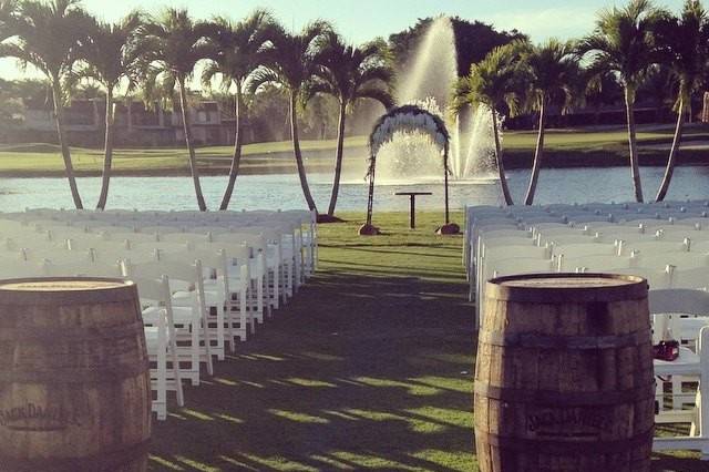 Ceremony on the Golf Course