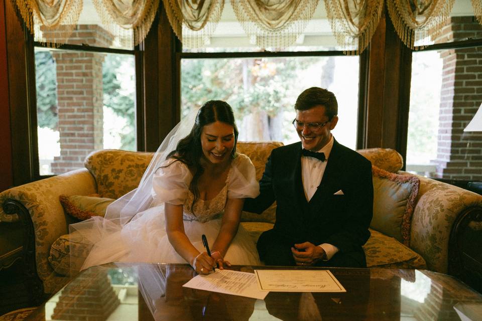 It's official
