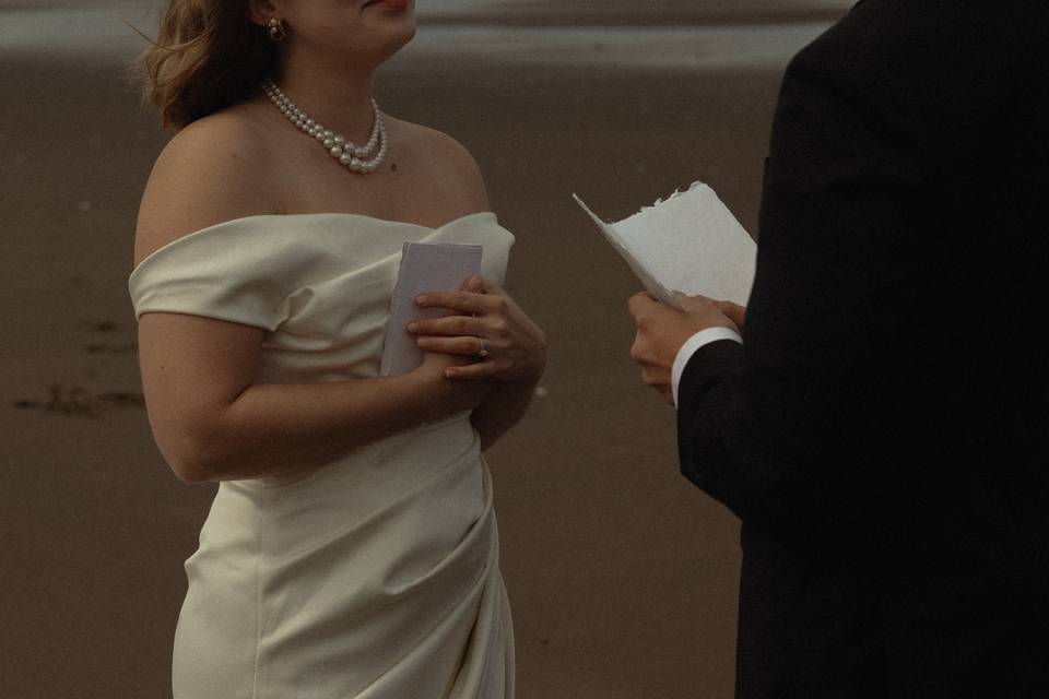Elopement vows